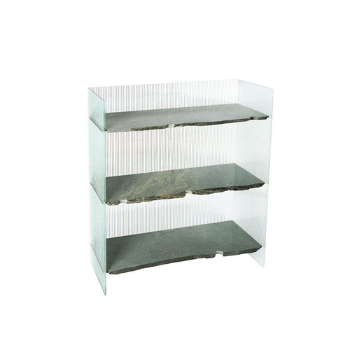 Wandmontiertes Regal - BRUT - Pulpo - modern / Glas / Marmor