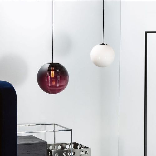 Hängelampe - STELLAR  - Pulpo - Stahl / geblasenes Glas / modern