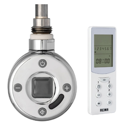 Heizelement für Heizkörper - REINA DESIGN - metallisch / mit Thermostat / Bluetooth