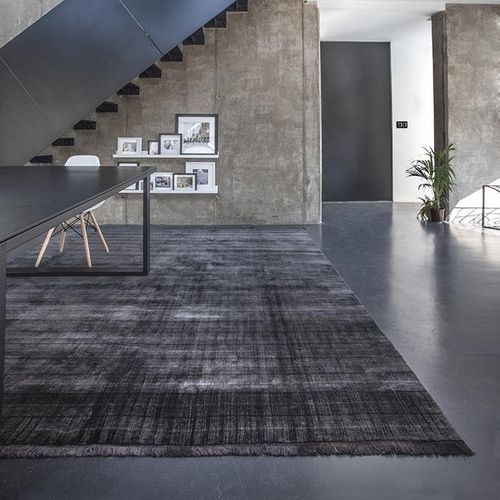 Moderner Teppich - Onn - Now Carpets - einfarbig / aus Bambusfaser / Wolle