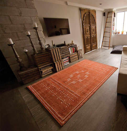 Moderner Teppich - CONNECTION - Now Carpets - Motiv / Wolle / aus pflanzlicher Seide