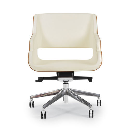 Moderner Bürostuhl - ROSE UNO+UNO - RICCARDO RIVOLI Design - für den Innenraum / Stoff / Holz