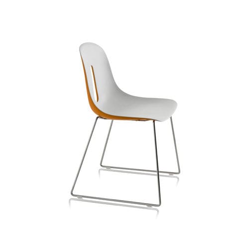 Moderner Stuhl - GOTHAM SL - CHAIRS & MORE - für den Innenraum / Polyurethan / Gestell aus verchromtem Stahl