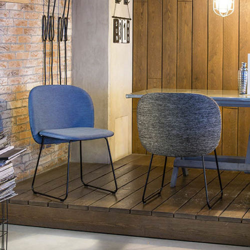 Moderner Stuhl - CHIPS SL - CHAIRS & MORE - für den Innenraum / Stoff / Holz