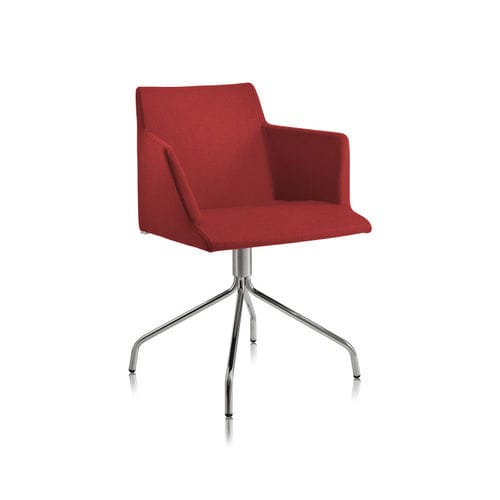 Moderner Sessel - BLOOM 1-P - CHAIRS & MORE - Stoff / Stahl / für Gewerbegebrauch