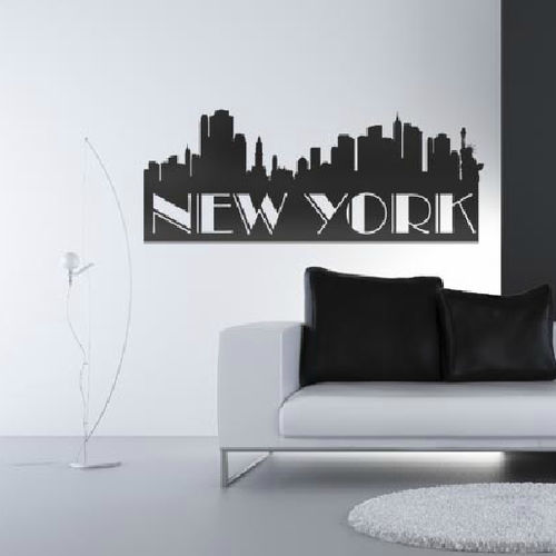 Stadt-Wandtattoo - NEW YORK NEW YORK - Paristic - Land
