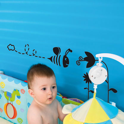 Wandtattoo für Kinder - LITLLE BEE 	 - Paristic - Vinyl