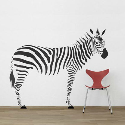 Ornament-Wandtattoo - ZEBRA 	 - Paristic - Tier