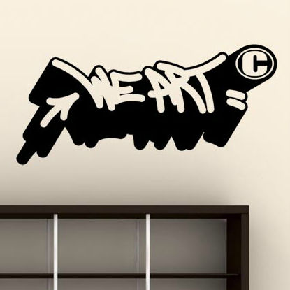 Graffiti-Wandtattoo - WE ART 01 - Paristic
