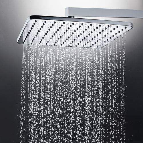Wandmontierter Duschkopf - H69598H - BOSSINI - quadratisch / Regenstrahl