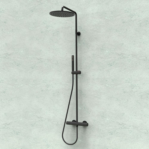 Wandmontiertes Duschsystem - L10092_073-045 - BOSSINI - modern / mit Handbrause / thermostatisch