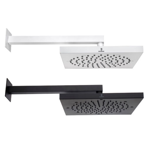 Wandmontierter Duschkopf - H69715G_073-045 - BOSSINI - quadratisch / Regenstrahl