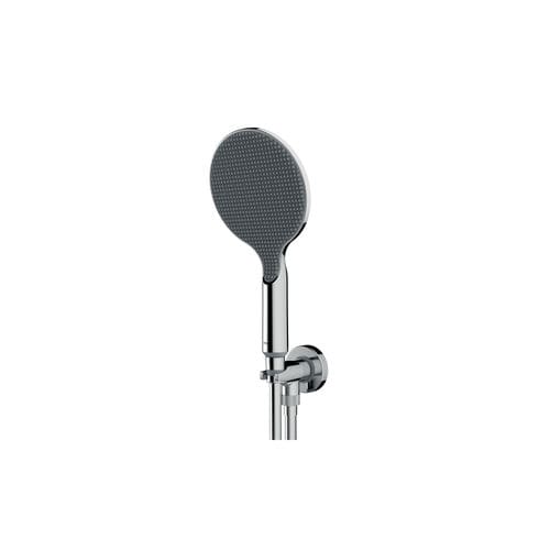 Runde Handdusche - CE3002C - BOSSINI - aus verchromtem Metall / modern / silberfarben