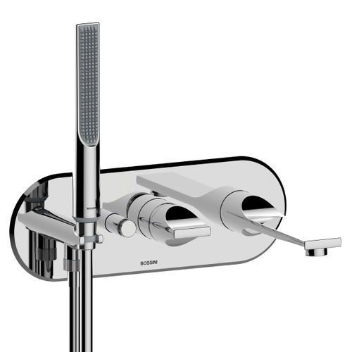 Einhebelmischer für Dusche - Z00555+Z00546 - BOSSINI - Badewannen / wandmontiert / aus verchromtem Metall