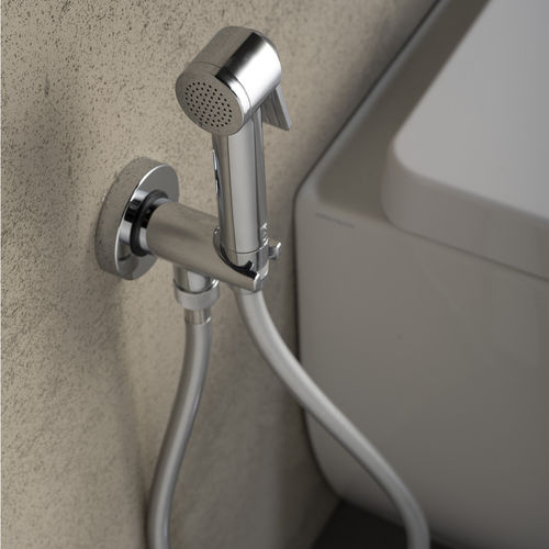 Runde Handdusche - CE4002 - BOSSINI - aus verchromtem Metall / modern / silberfarben