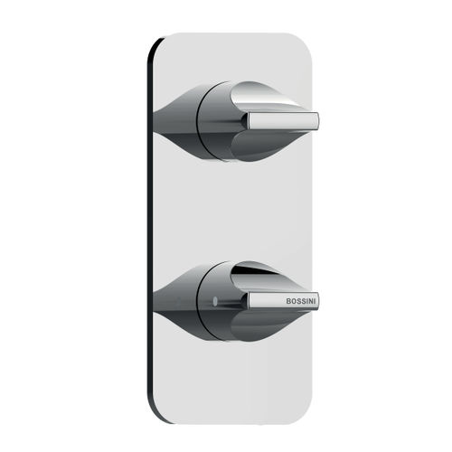 Einhebelmischer für Dusche - Z035202+Z030204000 - BOSSINI - wandmontiert / thermostatisch / Edelstahl