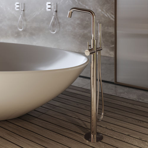 Einhebelmischer für Badewanne - Z00751  - BOSSINI - bodenstehend / Messing / Zamak