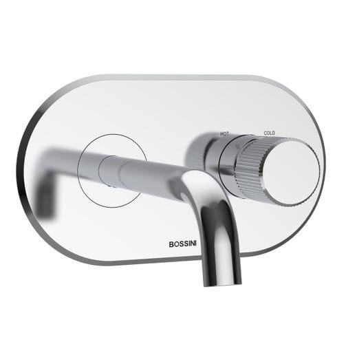 Einhebelmischer für Waschtisch - Z00920 - BOSSINI - wandmontiert / aus verchromtem Metall / für Badezimmer