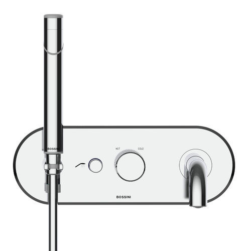 Einhebelmischer für Badewanne - Z00945 - BOSSINI - wandmontiert / Metall / für Badezimmer
