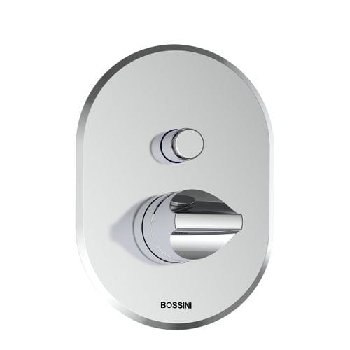 Einhebelmischer für Waschtisch - Z00507 + Z00005 - BOSSINI - wandmontiert / aus verchromtem Metall / für Badezimmer