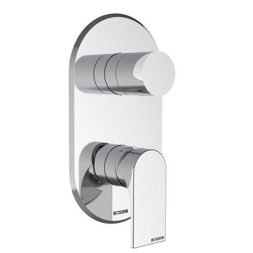 Einhebelmischer für Waschtisch - Z00603 + Z00130 - BOSSINI - wandmontiert / Metall / für den Innenraum