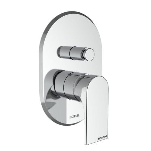 Einhebelmischer für Waschtisch - Z00602 + Z00005 - BOSSINI - wandmontiert / Metall / für Badezimmer