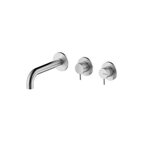 Einhebelmischer für Badewanne - INZ213 + INZ211 - BOSSINI - Einbau / wandmontiert / aus Edelstahl 316L