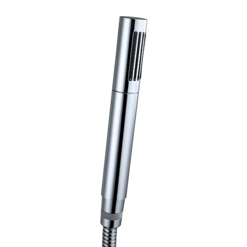 Zylinderförmige Handdusche - B00252 - BOSSINI - aus verchromtem Metall / modern / silberfarben