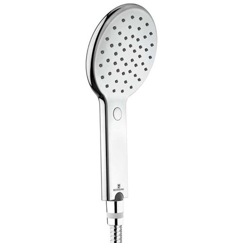 Runde Handdusche - B00172 - BOSSINI - aus verchromtem Metall / modern / silberfarben
