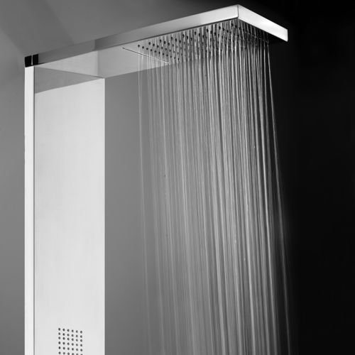 Thermostatische Duschsäule - L00891 - BOSSINI - Edelstahl / wandmontiert / modern