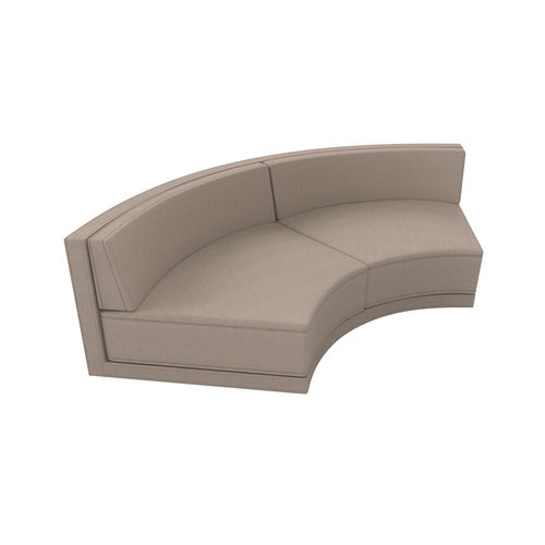 Modulsofa - ANTIGUA - Serenite Luxury Monaco - halbrund / modern / für Außenbereich