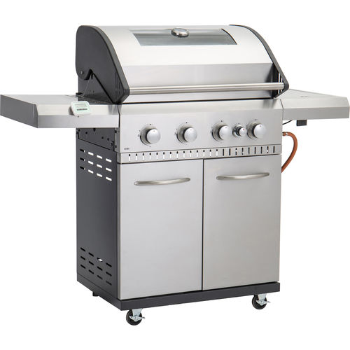 Gas-Gartengrill - 12101 - Landmann - auf Rollen / Metall / mit Stauraum
