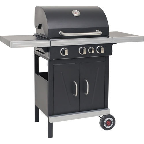 Gas-Gartengrill - 12212 - Landmann - auf Rollen / Metall / mit Schlitten