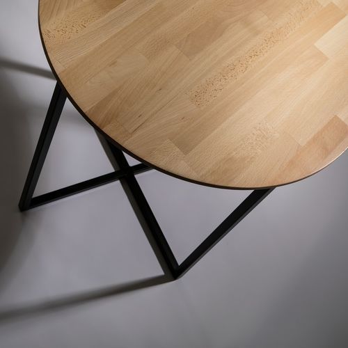 Moderner Couchtisch - KUBE C - Moschella Sedute Srl - Holz / Gestell aus Stahl / rechteckig
