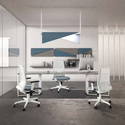 Moderner Bürosessel - LIGHT - Moschella Sedute Srl - Maschen / Nylon / Polster