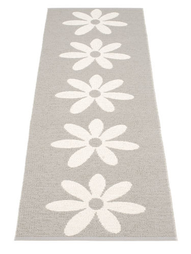 Moderner Teppich - LILO - Pappelina - Blumenmotive / Kunststoff / rechteckig