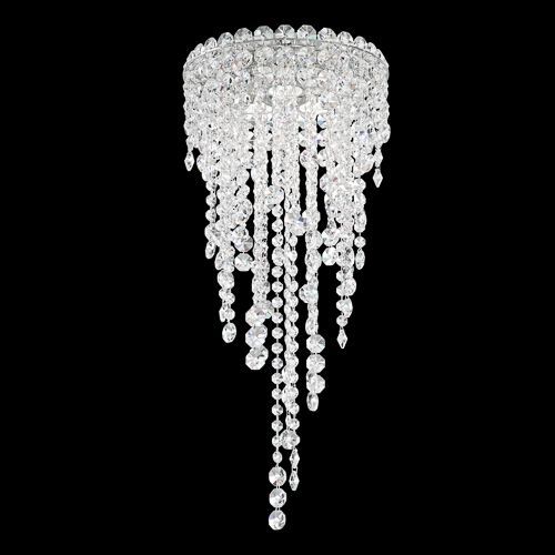 Moderne Deckenleuchte - CHANTANT - Schonbek - rund / Swarovski®-Kristall / mit Glühlampe