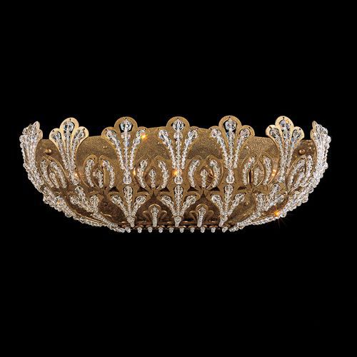 Klassische Wandleuchte - RIVENDELL - Schonbek - für den Innenraum / Eisen / Swarovski®-Kristall