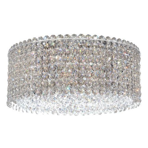 Moderne Deckenleuchte - MATRIX - Schonbek - rund / Swarovski®-Kristall / mit Glühlampe