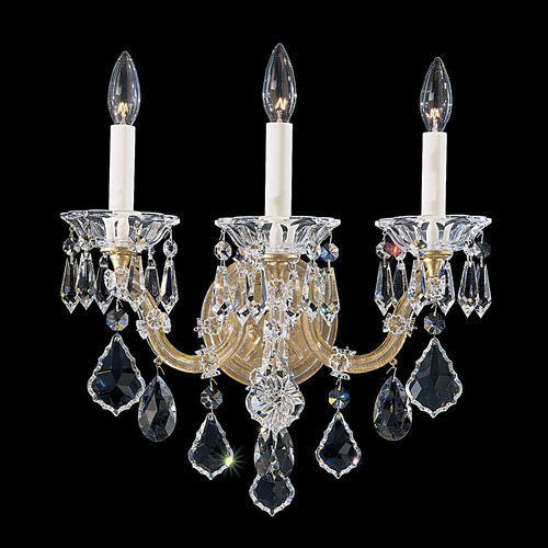 Klassische Wandleuchte - MARIA THERESA - Schonbek - für den Innenraum / Eisen / Swarovski®-Kristall
