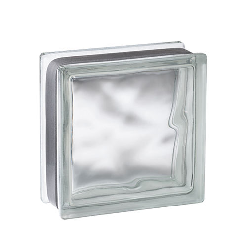Quadratischer Glasbaustein - 60308 - LA ROCHERE - satiniert / glatt / für Fassaden