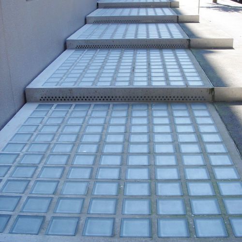 Glas-Pflasterstein - 60078 - LA ROCHERE - für den Innenraum / für Außenbereich / für Eingangsbereich