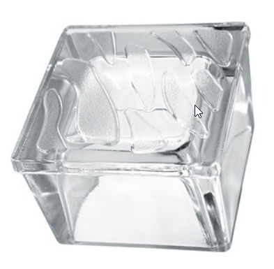 Glas-Pflasterstein - 60647 - LA ROCHERE - Innenbereich / Außen / transparent