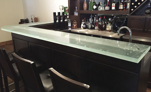Barschrank für Gewerbegebrauch - 6 - ThinkGlass - modern / Glas / maßgefertigt
