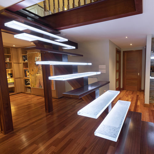 Glasstufe - Gemma - ThinkGlass - LED-beleuchtet