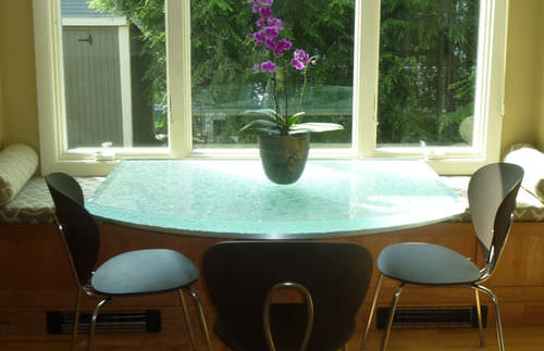 Moderner Tisch - MORNING GLORY - ThinkGlass - Glas
