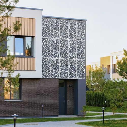 Kassetten-Fassadenverkleidung - PREMIUM - FRANCE RESILLE - Aluminium / vertikal / gestrichen