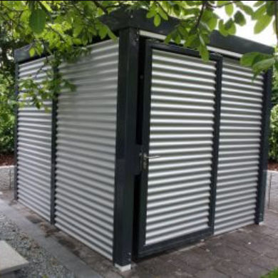 Fertigkabine für technische Zwecke - Carport-Schmiede GmbH & Co. KG - maßgefertigt / modular