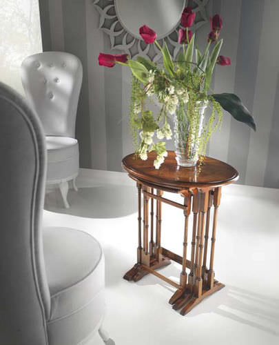 Stil-Satztisch - 540 - Bbelle - Holz / oval / für Privatgebrauch