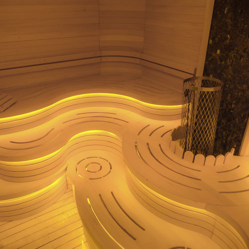Finnische Sauna - Juno Regaluxe - Juno SPA Design & Manufacture - Bio / für Gewerbegebrauch / Holz